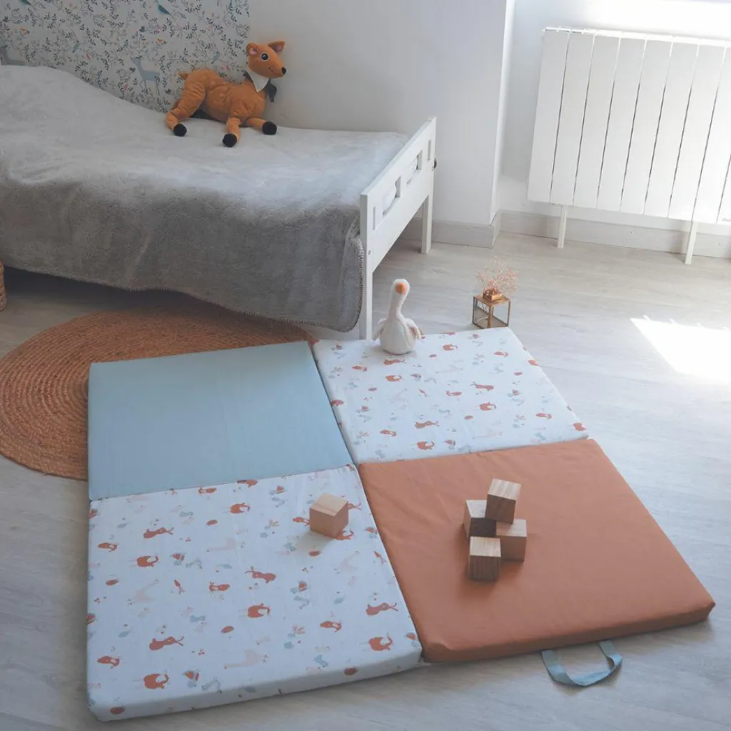 Tinéo Tapis de jeu pliable Little Farmer (120 x 120 cm)
