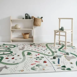 Nattiot Tapis de jeu rectangulaire Garden Life (123 x 180 cm)