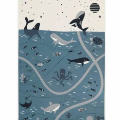 Hot Tapis de jeu rectangulaire Deep Blue (123 x 180 cm) Tapis