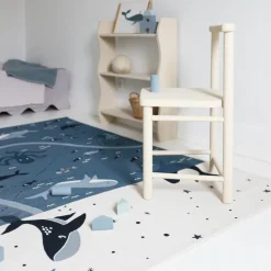 Hot Tapis de jeu rectangulaire Deep Blue (123 x 180 cm) Tapis