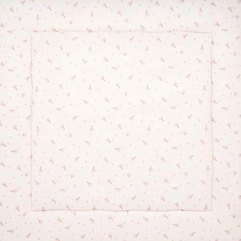 BB & Co Tapis de jeu réversible Lovely blossom (100 x 100 cm)
