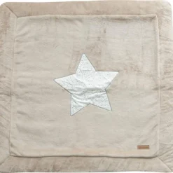 Domiva Tapis de jeu étoile gris galet (100 x 100 cm)