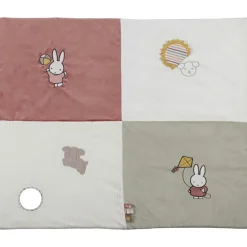 Pioupiou et Merveilles Tapis de parc Miffy fluffy rose (80 x 100 cm)