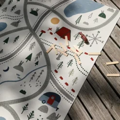 New Tapis d'extérieur Little Camper (123 x 180 cm) Tapis