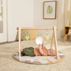 Sale Tapis d'éveil avec arche en bois Tanner Tapis D'Éveil