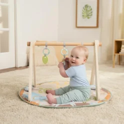 Sale Tapis d'éveil avec arche en bois Tanner Tapis D'Éveil