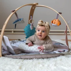 Sale Tapis d'éveil avec arches en bois Ocean Bliss Tapis D'Éveil