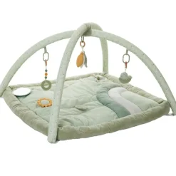 Combelle Tapis d'éveil ouatiné soft boa avec arche de jeux vert