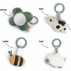 Done by Deer Tapis d'éveil Tiny farm Vert