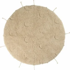 Clearance Tapis en coton lavable Moon Multishape (100 Ø cm) Tapis
