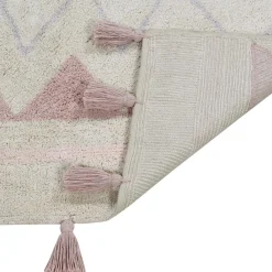 Hot Tapis lavable azteca naturel vintage nude (120 x 160 cm) Tapis