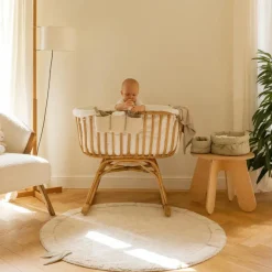 Sale Tapis lavable bamboo leaf (120 x 120 cm) Tapis