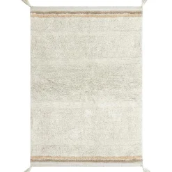 Lorena Canals Tapis lavable Bloom Natural (90 x 130 cm)