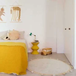 Lorena Canals Tapis lavable Bubbly natural miel (120 cm)