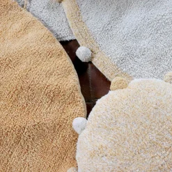 Lorena Canals Tapis lavable Bubbly natural miel (120 cm)