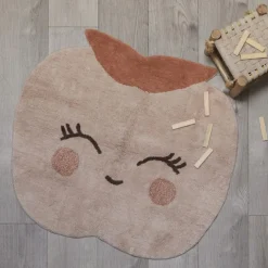 Nattiot Tapis lavable Candy Apple (95 x 105 cm)