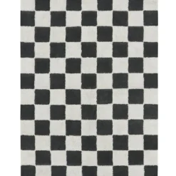 Lorena Canals Tapis lavable Kitchen Tiles gris foncé (120 x 160 cm)