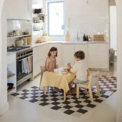 Lorena Canals Tapis lavable Kitchen Tiles gris foncé (120 x 160 cm)