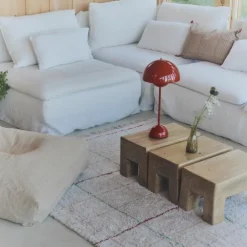 Lorena Canals Tapis lavable Lignes de couleurs (90 x 130 cm)