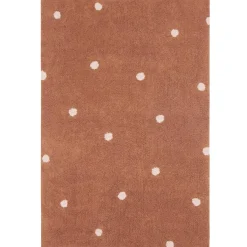 Best Tapis lavable Mini Dot Chestnut (100 x 150 cm) Tapis