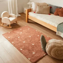 Best Tapis lavable Mini Dot Chestnut (100 x 150 cm) Tapis