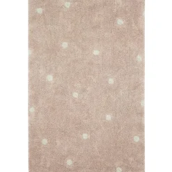 Lorena Canals Tapis lavable Mini Dot Rose (100 x 150 cm)