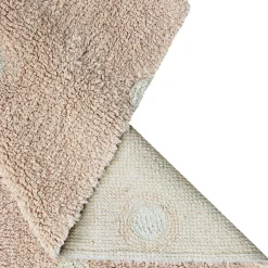 Lorena Canals Tapis lavable Mini Dot Rose (100 x 150 cm)