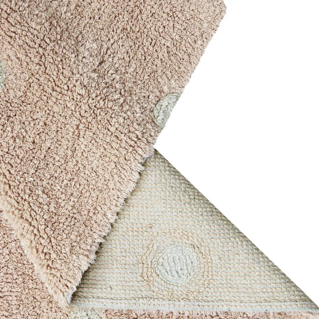 Lorena Canals Tapis lavable Mini Dot Rose (100 x 150 cm)