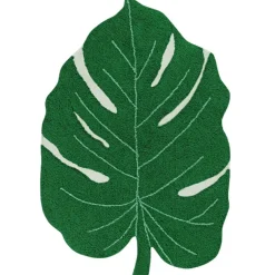 Lorena Canals Tapis lavable Monstera Leaf vert (120 x 160 cm)