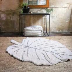 Clearance Tapis lavable Monstera natural (120 x 180 cm) Tapis
