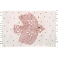 New Tapis lavable rectangulaire oiseau Birdy (100 x 150 cm) Tapis