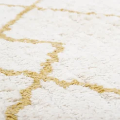 Best Tapis lavable rond Côme écru et mangue (120 cm) Tapis