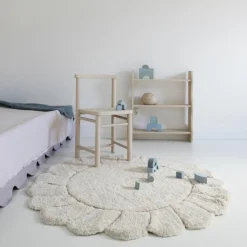 Tapis lavable rond Gabrielle (110 cm) Tapis