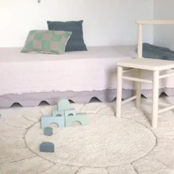 Tapis lavable rond Gabrielle (110 cm) Tapis