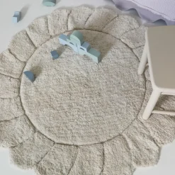 Tapis lavable rond Gabrielle (110 cm) Tapis