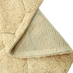Lorena Canals Tapis lavable rond Honeycomb Golden (140 cm)