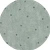 Discount Tapis lavable Round Dot Blue Sage (140 cm) Tapis