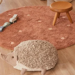 Hot Tapis lavable Round Dot Chestnut (140 cm) Tapis