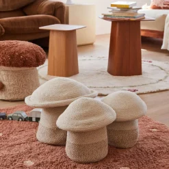 Hot Tapis lavable Round Dot Chestnut (140 cm) Tapis