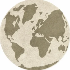 Lorena Canals Tapis lavable RugCycled Carte du monde