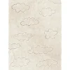 Lorena Canals Tapis lavable RugCycled® Clouds en coton naturel (90 x 130 cm)