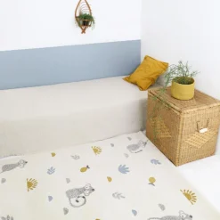 Tapis Little Wild Monkey miel (120 x 170 cm) Tapis