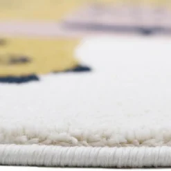 Nattiot Tapis ovale léopard Kleo miel (120 x 170 cm)