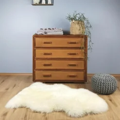 Nattiot Tapis peau de mouton Douchka ivoire (67 x 100 cm)