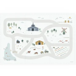 Best Tapis puzzle 3 en 1 Tiloo Farm (120 x 180 cm) Tapis De Jeu