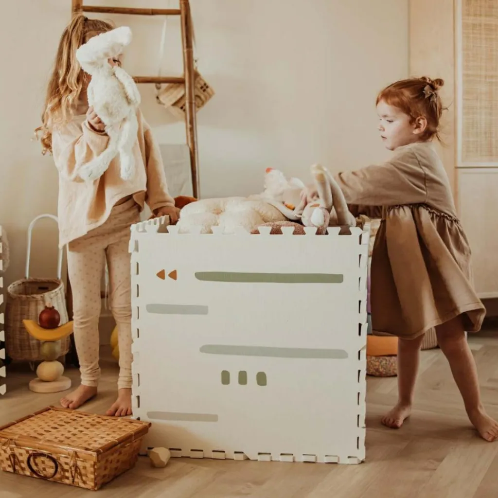 Best Tapis puzzle 3 en 1 Tiloo Farm (120 x 180 cm) Tapis De Jeu