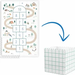 Outlet Tapis puzzle 3 en 1 Tiloo Marelle (120 x 180 cm) Tapis De Jeu