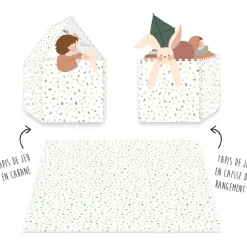 Play&Go Tapis puzzle 3 en 1 Tiloo Village (120 x 180 cm)