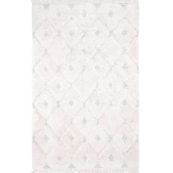 Tapis rectangulaire écru Homy (120 x 170 cm) Tapis