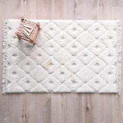 Tapis rectangulaire écru Homy (120 x 170 cm) Tapis